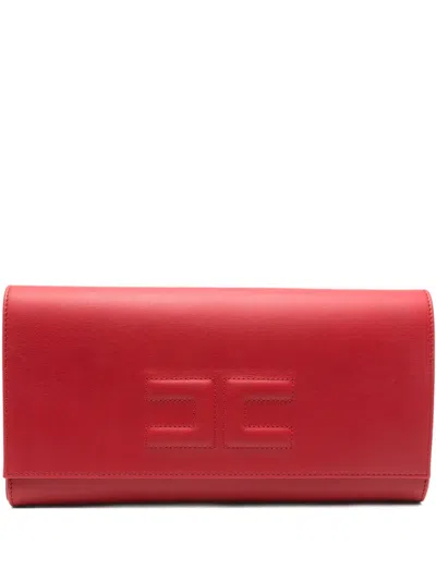 Elisabetta Franchi Leather Clutch Bag
