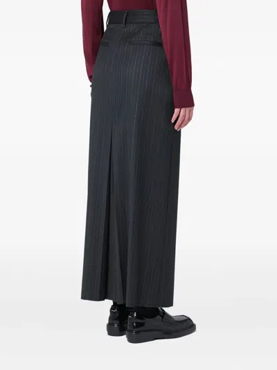 Department Five Pinstripe Maxi Skirt