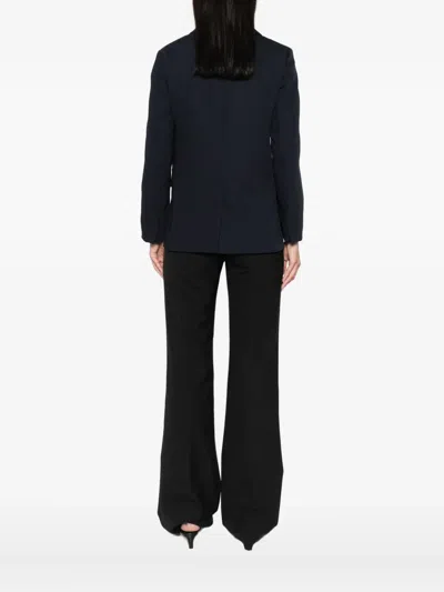 S Max Mara Double-breasted Blazer In Black