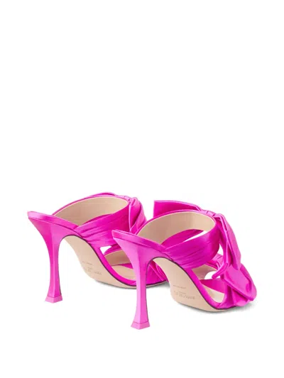 Jimmy Choo Flaca Sandal 100 In Pink