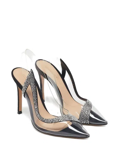 Pre-owned Gianvito Rossi  100mm Hortensia Pumps In White
