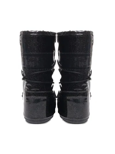 Moon Boot Icon Glitter Lace-up Boots