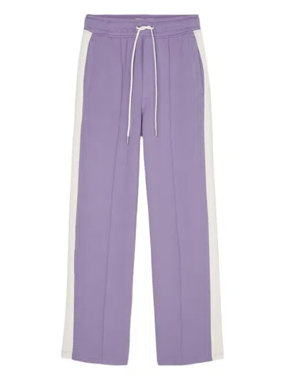 Marc O'polo Colour-blocked Track Pants In Purple