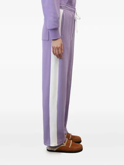 Marc O'polo Colour-blocked Track Pants In Purple