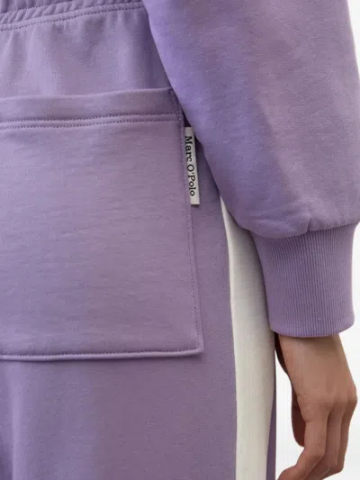 Marc O'polo Colour-blocked Track Pants In Purple