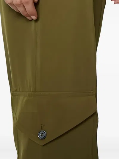 Marc O'polo Cargo Drawstring Trousers In Green
