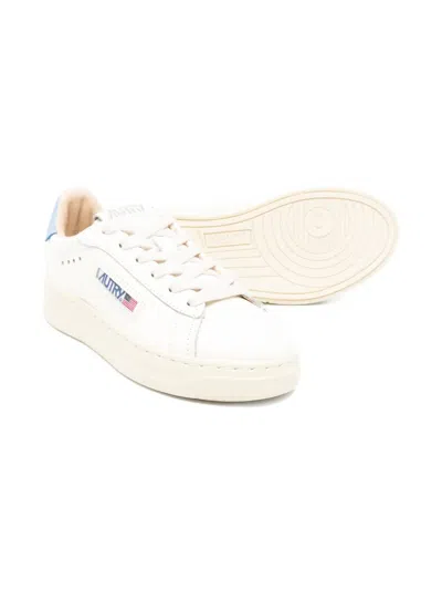 Autry Dallas Leather Sneakers In White