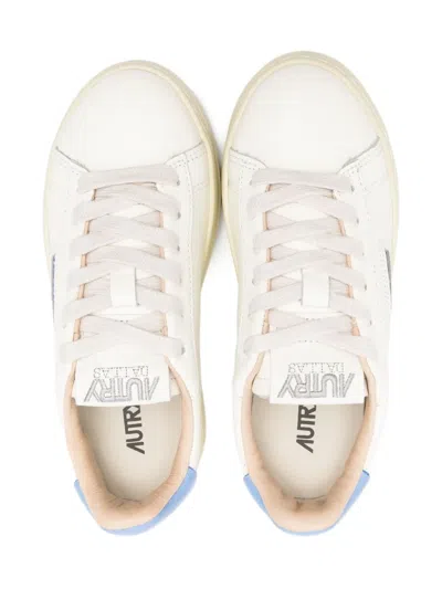 Autry Dallas Leather Sneakers In White