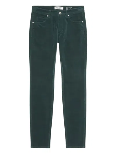 Marc O'polo Button-fastening Trousers In Green