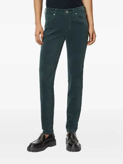 Marc O'polo Button-fastening Trousers In Green