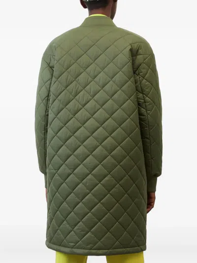 Marc O'polo Quilted Coat In Green