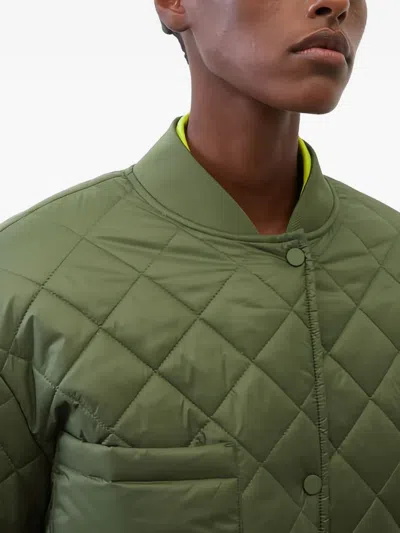 Marc O'polo Quilted Coat In Green