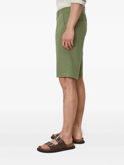 Marc O'polo Linen Shorts In Green