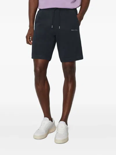 Marc O'polo Drawstring-waist Shorts In Black