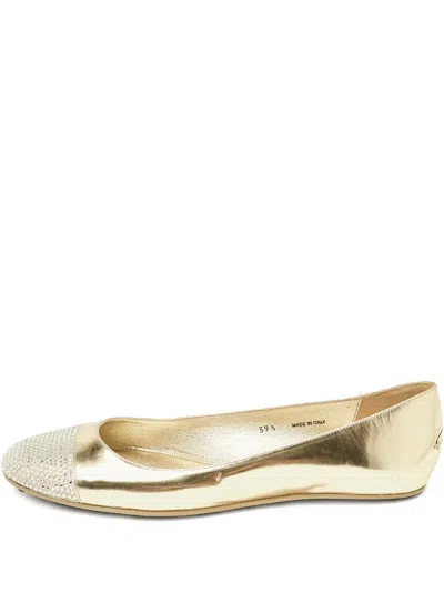Pre-owned Jimmy Choo 2024 Waine Ballet Flats