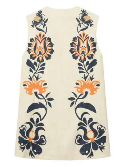 La Doublej Floral Sleeveless Tunic Dress