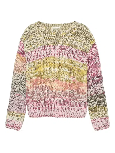 Marc O'polo Marl-knit Sweater In Pink