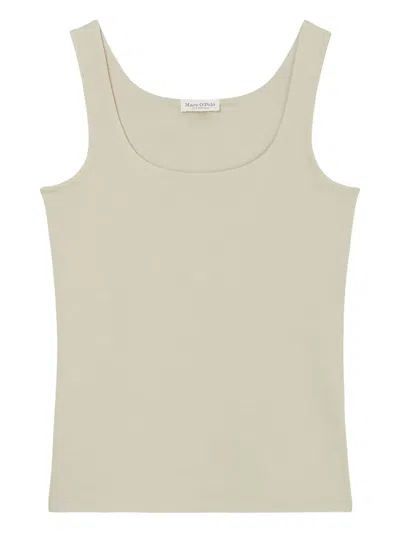 Marc O'polo Scoop-neck Tank Top In Brown
