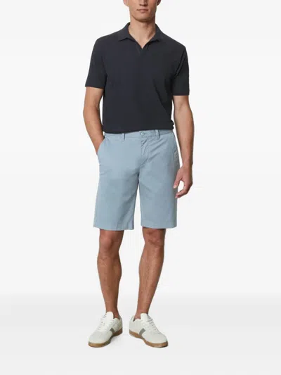 Marc O'polo Tailored Chino Shorts In Blue