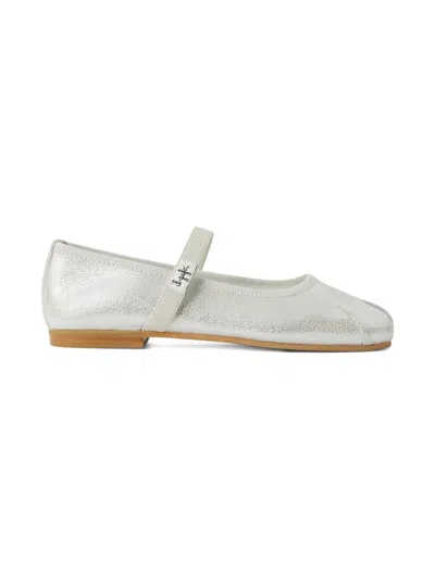 Il Gufo Ballerina Punta Tonda In White