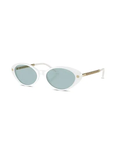 Versace Cat-eye Sunglasses In White