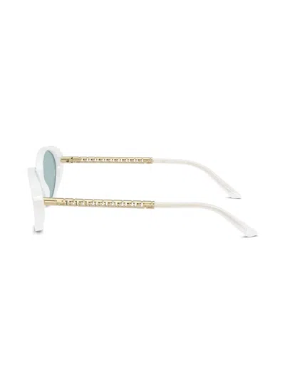 Versace Cat-eye Sunglasses In White