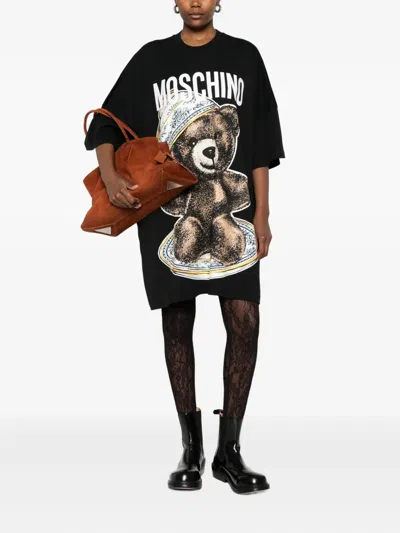 Moschino Teddy Bear-print T-shirt Mini Dress