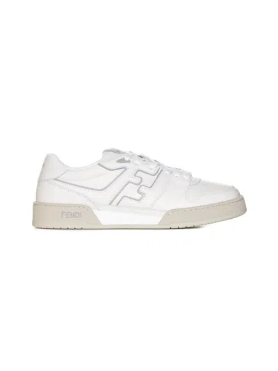 Fendi Match Sneakers In White