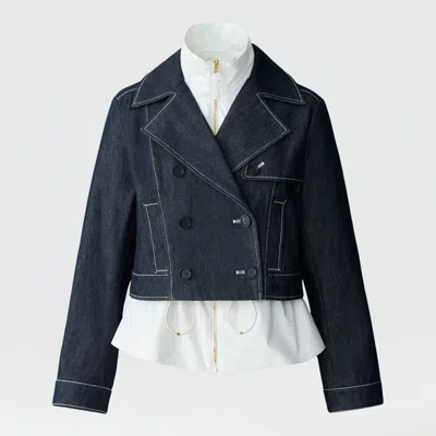 Mackage Aline-dnm In Blue