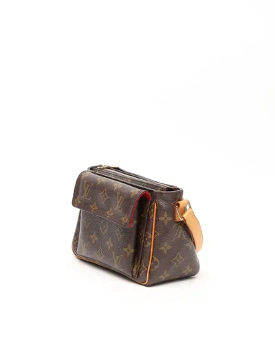 Pre-owned Louis Vuitton Monogram Viva Cite Bag In Brown