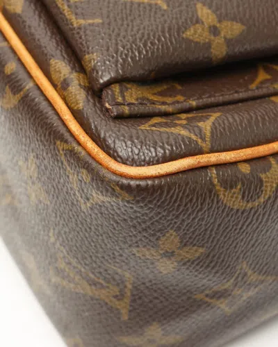 Pre-owned Louis Vuitton Monogram Viva Cite Bag In Brown