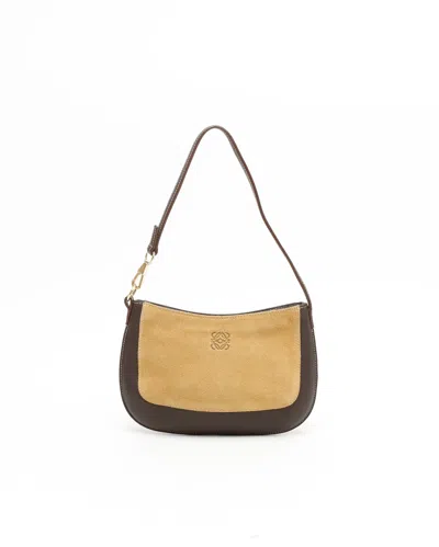 Loewe Small Suede Anagram Shoulder Bag