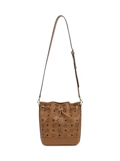Mcm Medium Monogram Bucket Bag