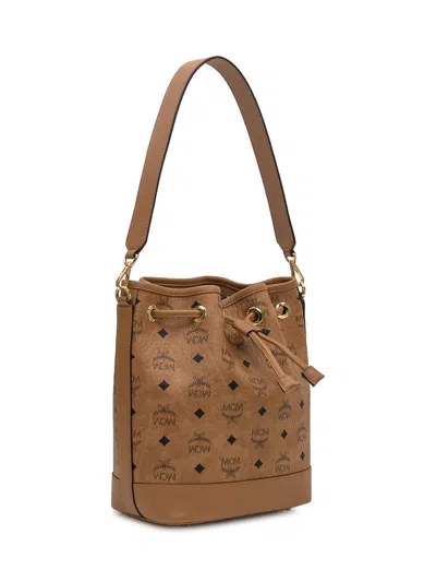 Mcm Medium Monogram Bucket Bag