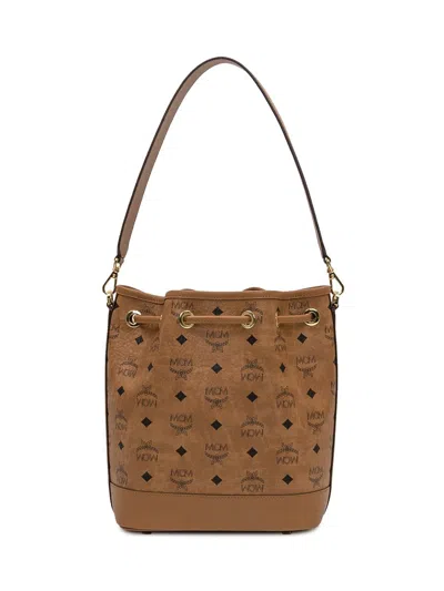 Mcm Medium Monogram Bucket Bag