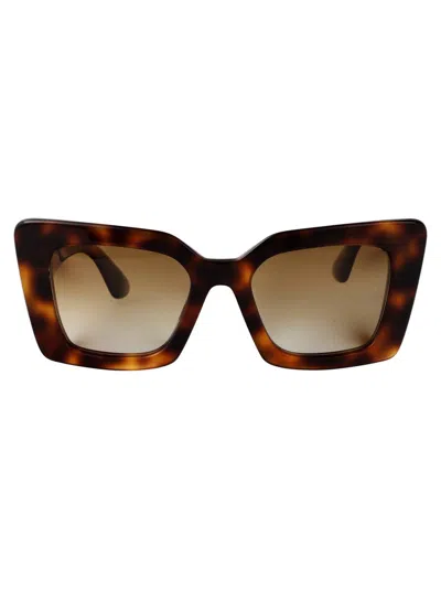 Burberry 0be4344 3316t5 Butterfly Polarized Sunglasses In Brown