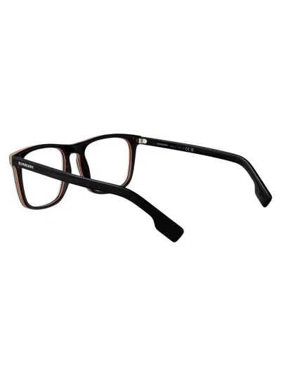 Burberry Black Acetate Glasses In Black