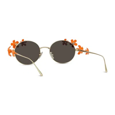 Loewe Signature Lw40173u - Gold / Orange Sunglasses