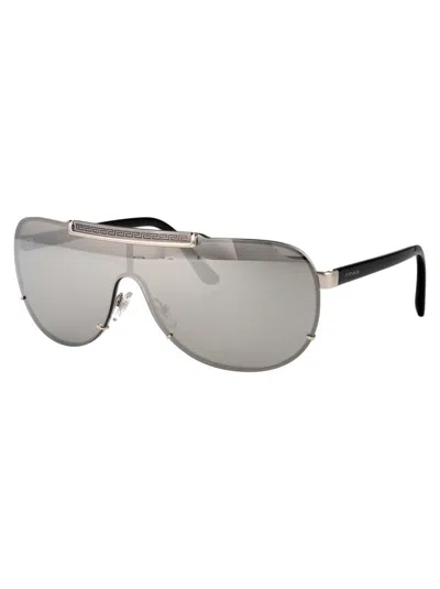 Versace Sunglasses In Gray