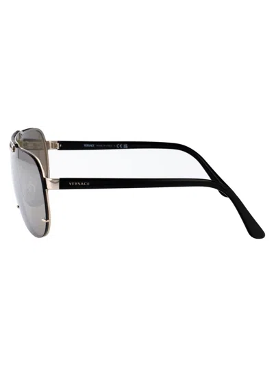 Versace Sunglasses In Gray