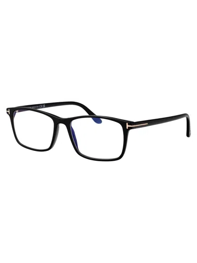 Tom Ford Nero Lucido Acetate Glasses In Black