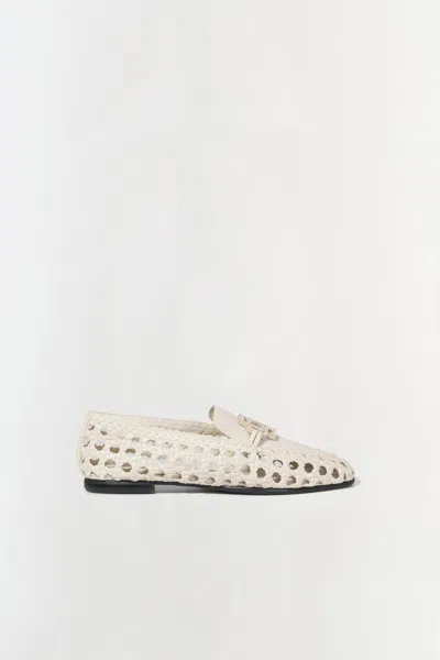 Simkhai Women's Dion Woven Loafer In Cream In White