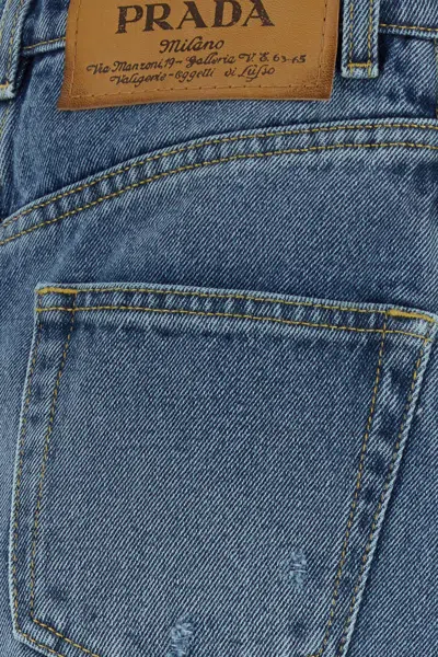 Prada Gonna In Denim Donna