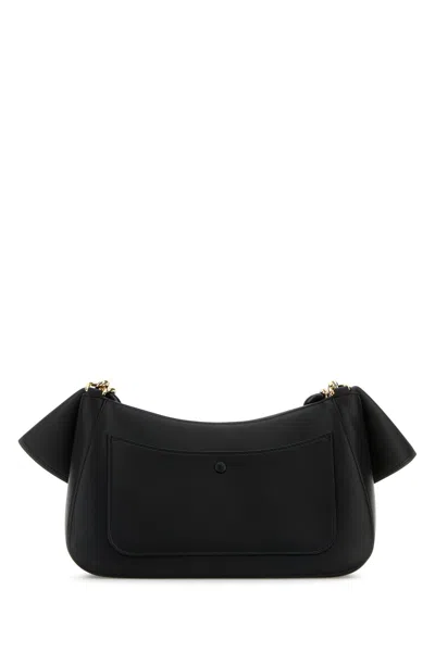 Loewe Borsa A Spalla Ola Media In Pelle Nera  Donna