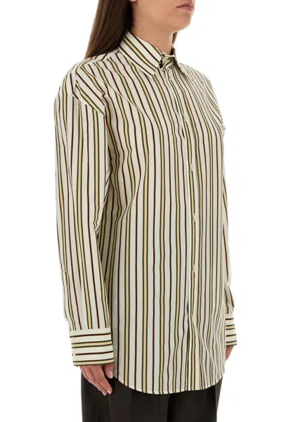 Saint Laurent Camicia Oversize In Cotone Ricamato  Donna