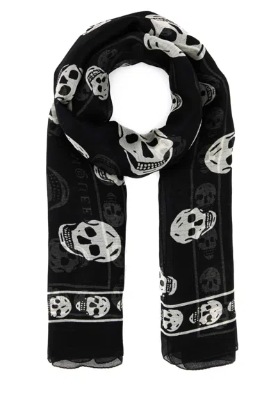Alexander Mcqueen Silk Skull Scarf