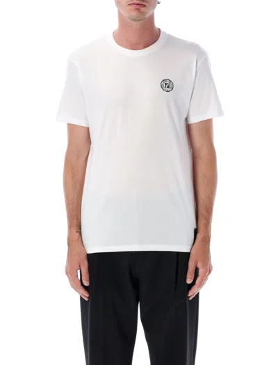 Fendi Stamp Crew Neck Patch Detail Short Sleeves