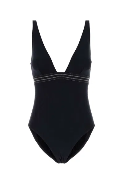 Eres Stretch Nylon Swimsuit Sillage In Black