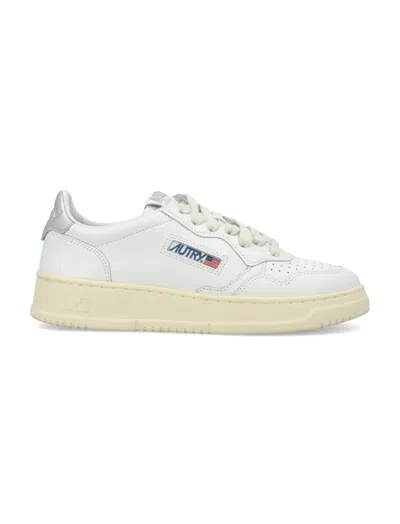 Autry White Lace Up Sneakers
