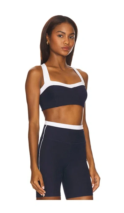 Beyond Yoga Spacedye Trophy Sports Bra In Blue